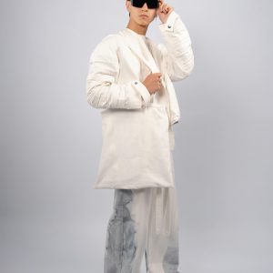 White Jacket Tie-Dye Pants – Chic Women’s Flare Set